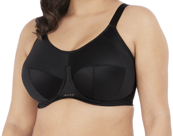 Elomi Energise Underwire  Sports Bra Black