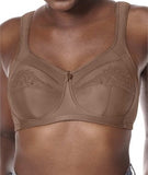 Amoena Isadora Wire-Free Pocketed Bra Mocha/Brown