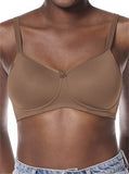 Amoena Mara Padded Wire-Free Pocketed Bra Mocha/Brown