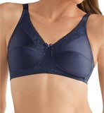 Amoena Nancy Wire-Free Pocketed Bra Dark Blue