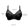 Parfait Paige  Wired Unlined Lace Bra Black