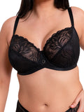 Curvy Kate Lace Daze Balcony Black