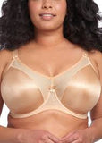 Goddess Yvette Banded Underwire Bra Black, Sand/Nude