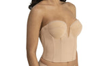 Dominique Valerie V-Wire Backless Strapless Bra Black, Nude/Mocha