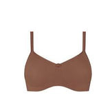 Amoena Mara Padded Wire-Free Pocketed Bra Mocha/Brown